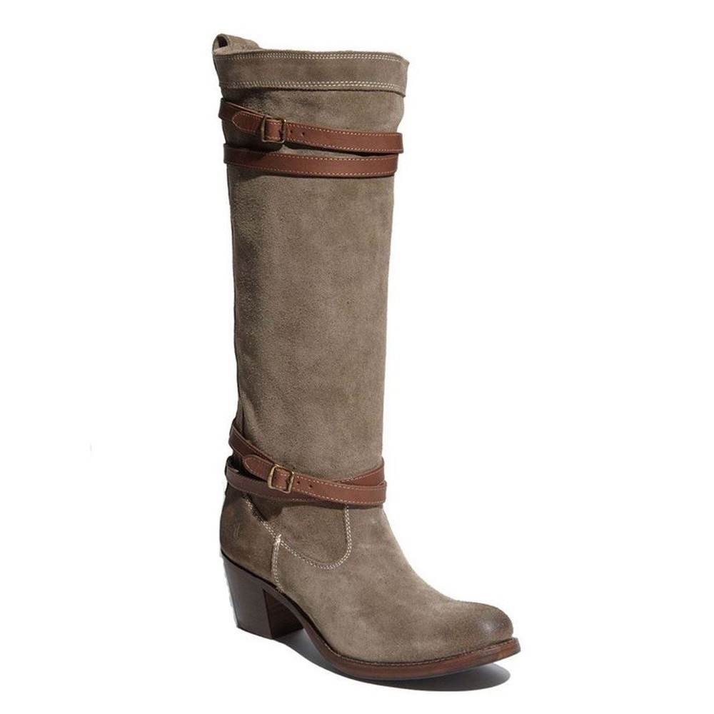 Frye Women’s Jane Strappy Fatigue Oiled Suede
